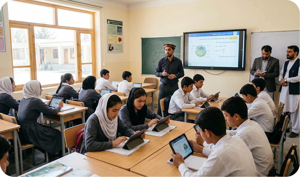 USAID and international donors funding education continuity programmes in Afghanistan